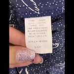 Greylin Navy Blue Bird Print Sleeveless Skort Romper Dress Small Photo 7