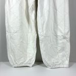 Free People FP Movement All Star Quilted Cotton Blend Joggers Ivory Large NWT Photo 11