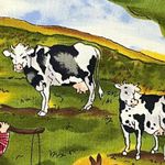 Country farm novelty handbag barn cows farmer sheep bunny rabbit scarecrow purse Photo 5