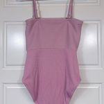 Old Navy Women’s Convertible Metallic Shine Pink One-Piece Swimsuit Size Medium Photo 7