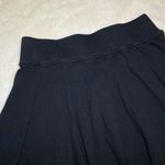Forever 21 F21 Black Ribbed Cotton Skater Skirt Small VGUC Photo 5