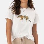 Adika White Tiger Tshirt Photo 0