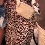 Leopard Print Knitted Sleeveless Bodycon Dress Multiple Size L Photo 3