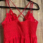 Zenana Outfitters Bright Red Crochet Cami Lace Bralette Mini Dress/Top 2X NWT Photo 5