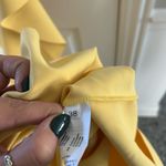 Chiara Boni LA PETITE ROBE Eliska Ruffle Strapless Gown In Soleil Photo 5