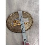 1979 Raintree Trucking Gold and Silver Tone Belt Buckle Vintage Photo 5