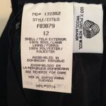 Sag Harbor  black dark academia Corpcore wool skirt 12 Photo 3