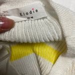 Elodie  pastel striped ribbed fitted sweater Photo 4
