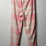 Aerie NEW  Pink Plaid Snowed-In Fleece Jogger Pants Women's XS Photo 2