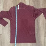 Madewell NWT Size Small Semi-Sheer Mockneck Tee Hthr Merlot Style NN260 Photo 11