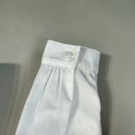 Cloth & Stone NWOT  Anthropologie Ruffle Button Down Shirt Womens XS White Career Photo 7