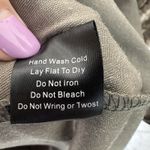 POL Velvet Mini Dress Lg Short Sleeve Pullover Olive Green Fairy Grunge Whimsy Photo 4