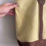 RH banana yellow and brown leather large tote bag Photo 2