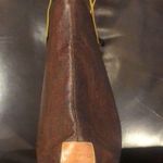 ETRO Milano Red Paisley Vachetta Leather Shoulder Bag Tote Interior Pocket Photo 7