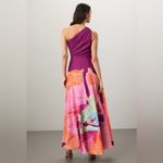 AMUR ATLAS ONE SHOULDER GOWN Dress 2 Purple Photo 3