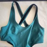 Free People Movement  Back It Up One Piece Jumpsuit Pacific Green Size S Photo 3