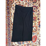 Ralph Lauren  Black Knit Pencil Skirt 100% Cotton Women’s Size M Mid-Length Photo 6