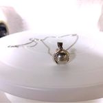 STERLING SILVER 925 ORB SHAPED PHOTO HOLDER CHARM AND CHAIN Photo 11