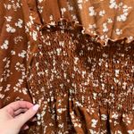 Hint of Blush Floral Smocked Dress Photo 3