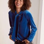 Boden Long Sleeve Tie Neck V Photo 2