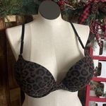 Smart & Sexy  bra woman’s padded animal print leopard intimate Sz 36C Photo 0