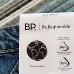 BP  Be Responsible Carpenter Jeans Cropped High Rise Distressed Blue Plus Size 20 Photo 3