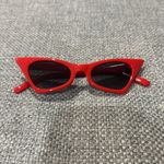 MOVING SALE Pointy Cat Eye Red Sunglasses Photo 2