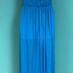 Bright Blue Spense Maxi Dress Size L Photo 2