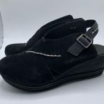 Antelope NWOB  Women's 425 Suede Clog size 38 US 7.5 black distressed 1083 Photo 1