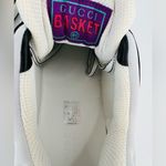 Gucci Basket Low Top GG Demetra Vegan Leather Basketball Sneakers EU 41 Photo 9