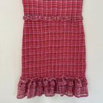 AQUA  Smocked Mini Dress Pink Gingham size S Photo 2