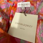 Cynthia Rowley  Tropical Floral Ruffle Rayon Blouse Size S NWT Photo 10