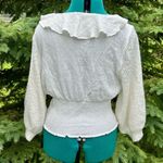 Free People  Mixed Material Blouse Photo 1