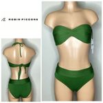 Robin Piccone New.  basil green bikini. M-top/S-bottom. Retails $186 Photo 11