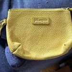 J. McLaughlin yellow leather pouch/wristlet. GUC. Photo 0