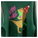 BDG RARE Urban Outfitters Raahh Humbug Dinosaur Holiday Intarsia Sweater Size XSmall Photo 3