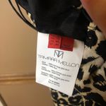 Tamara Mellon Silk‎ Blend Button Front Backless Halter Dress Leopard Print Black Size 8 Photo 8