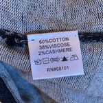 Beldini Belldini High Low Knitted Tunic Pearl Button Blouse Women Size Large Dark Grey Photo 4