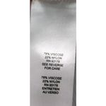 Elie Tahari Tan Jay Ribbed Knit Top Scalloped Neck Short Sleeve Casual White Small Photo 4