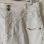 Pilcro and the Letterpress Pilcro‎ and the letterpress boyfriend white jeans high rise double button sz 29 Photo 2