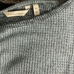 Soft Surroundings Gray Knit Sweater with Studded Sleeves By Soft Surrounding Photo 2