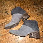 Toms Tom’s Leila felted wool leather two tone 8.5 ankle booties Photo 2