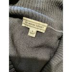 ST JOHN SPORT Women's Charcoal Wool Blend Shawl Collar Sweater Size S Gray Photo 5