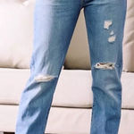 Levi's NWT 501 High Rise Distressed‎ Straight Jean in Athens Crown Size 32 x 30 Photo 0