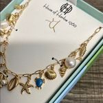 House of Harlow 1960 | Nautical Motif Necklace Gold Photo 3