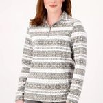 Free Country  Women's Gray and White Patterned Hoodie Photo 0