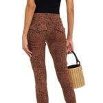 Joie Park Moto Styled Cropped Leopard Prints Skinny Pants Photo 3