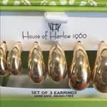 House of Harlow 1960 | Hoop Earring Trio ✨ Photo 4