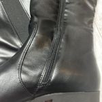 SO NIB  Tall Riding Black Faux Leather Boots Photo 3