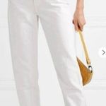 GRLFRND  Devon High Rise Slim Boyfriend Raw Hem Jeans Moon Dance White Size 28 Photo 0